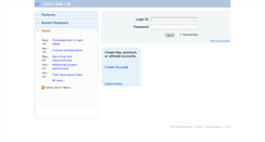 Desktop Screenshot of onlinetasklist.com